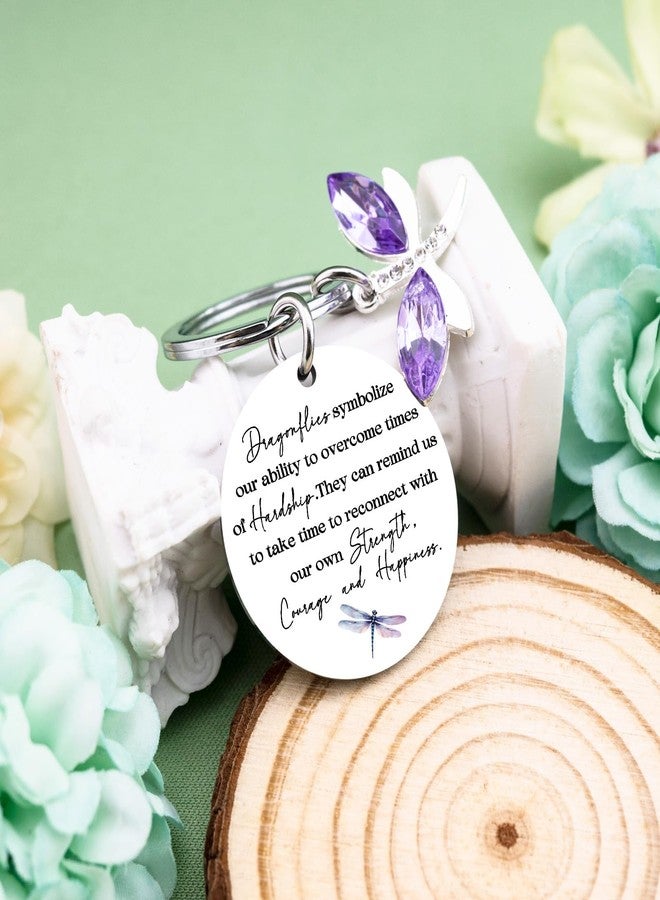 igvean Dragonfly Gifts for Women Cute Keychain Dragon Fly Gift Inspirational Gifts for Women Friends Unique Christmas Birthday Gift for Dragonfly Lover Encouragement Present for Her - Image 4